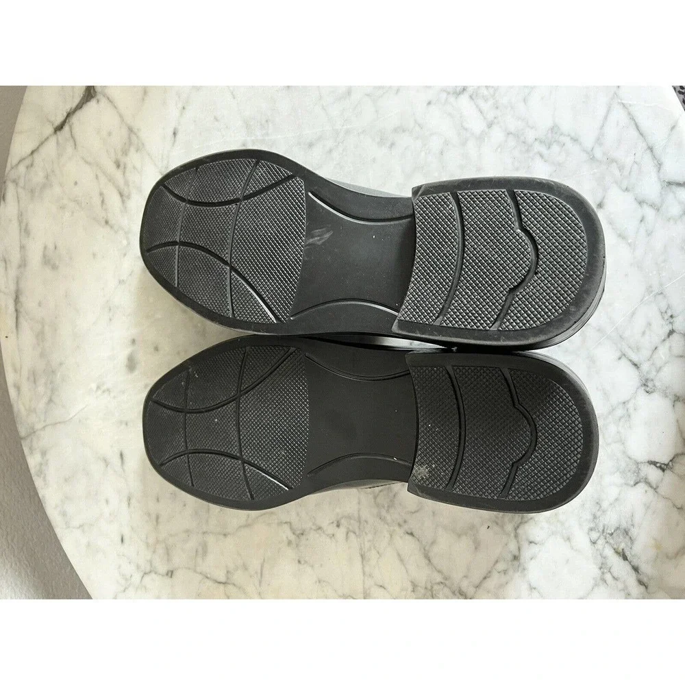 Croft & Barrow Mens Ortholite Slip On Loafer Shoe Size 11.5 M Black Faux Leather